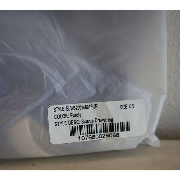 Boys Lie Purple Tie Dye Cotton Slushie Drawstring Backpack (Unreleased) - Picture 6 of 9